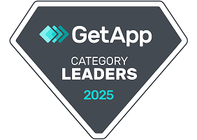 Award Badge from GetApp, ADP Totalsource wins Category Leaders Award for 2025