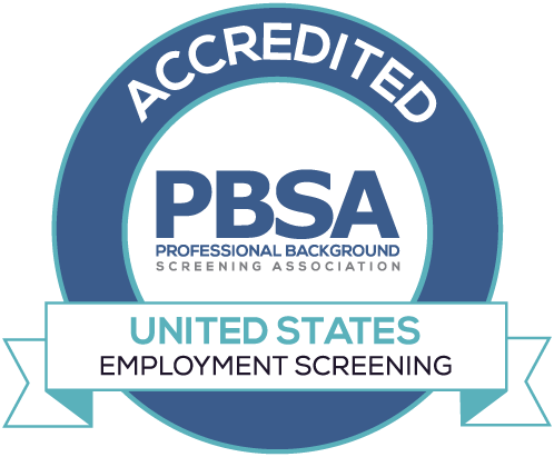 Professional Background Screening Association (PBSA®) Accredited 2023