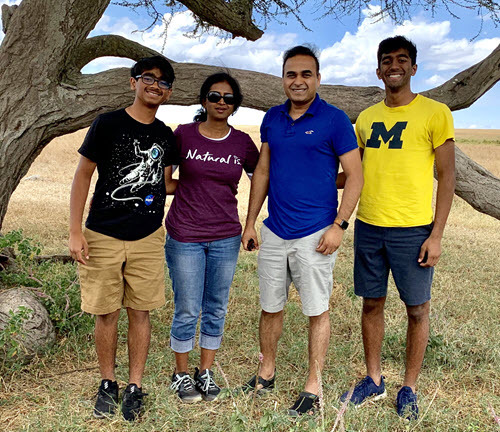 Manjula and family