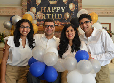 Urvashi Tyagi and family