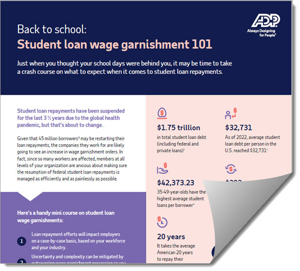ADP Back to School Student Loan Wage Garnishment 101