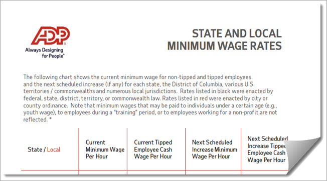 adp state and local minimum wage rates ADP State and Local Minimum Wage Rates