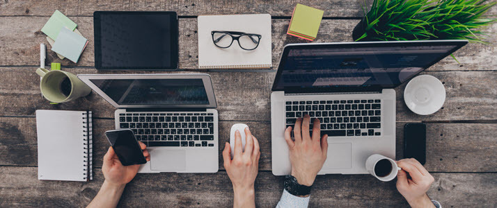 business people working on laptops business people working on laptops