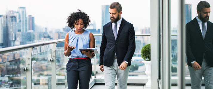 Employee Mentorship Programs Build Connections Two employees connect through an employee mentorship program