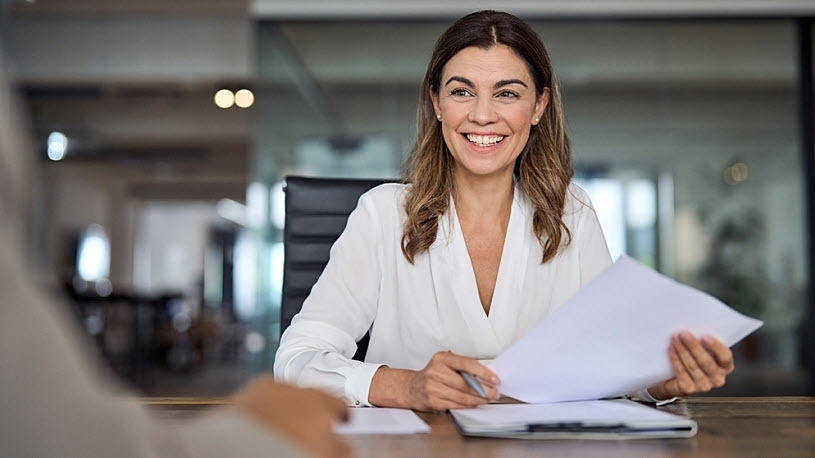 Employee Handbook A new hire reviews chapter from the employee handbook