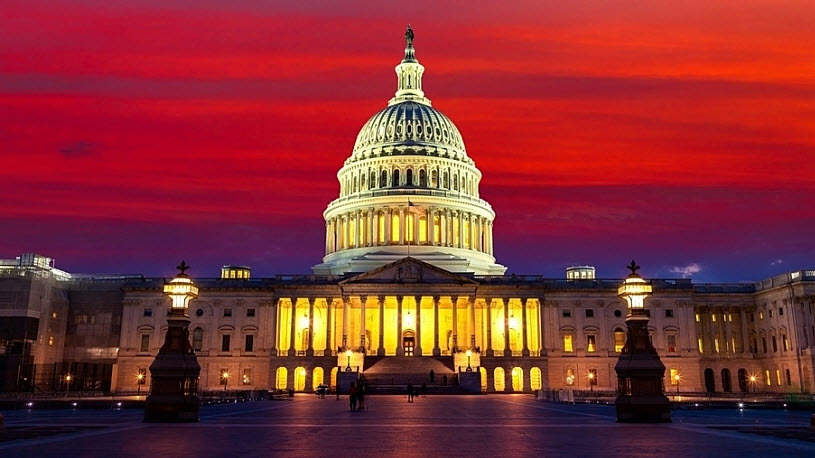 nighttime image of the United States Capitol in Washington D.C. nighttime image of the United States Capitol in Washington D.C.