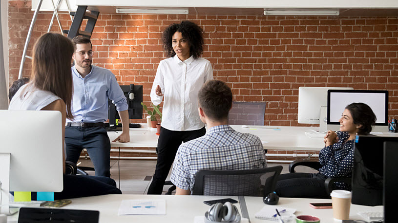How to Measure Employee Engagement Manager discusses results of the latest employee survey