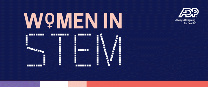 ADP Women in STEM banner ADP Women in STEM banner
