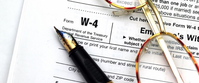IRS w-4 form