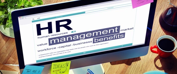 An HR benefits management portal on a computer screen