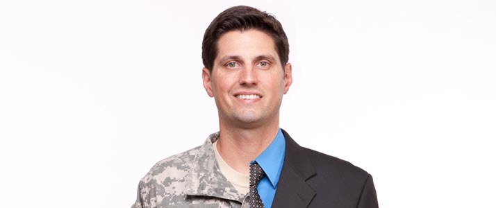 4 Critical Skills Veterans Bring to the Future Workforce veteran young soldier man with half uniform half suit