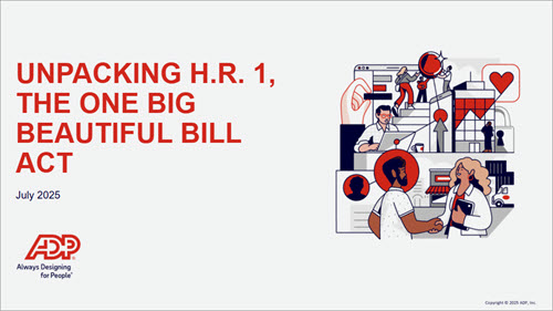 Unpacking H.R.1. The One Big Beautiful Bill Act July 2025
