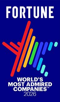 Fortune's World's Most Admired Companies award for 12 consecutive years