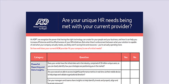 HR evaluation tool: Best practices self-assessment