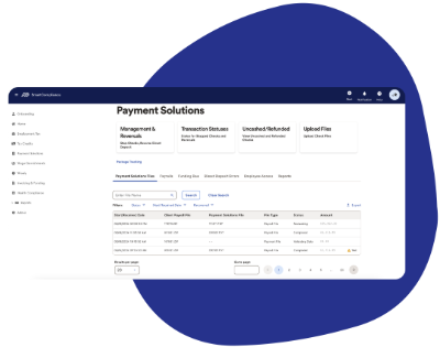 Screenshot showing ADP SmartCompliance dashboard