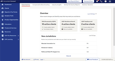 Accountant Connect | Accounting Software | ADP