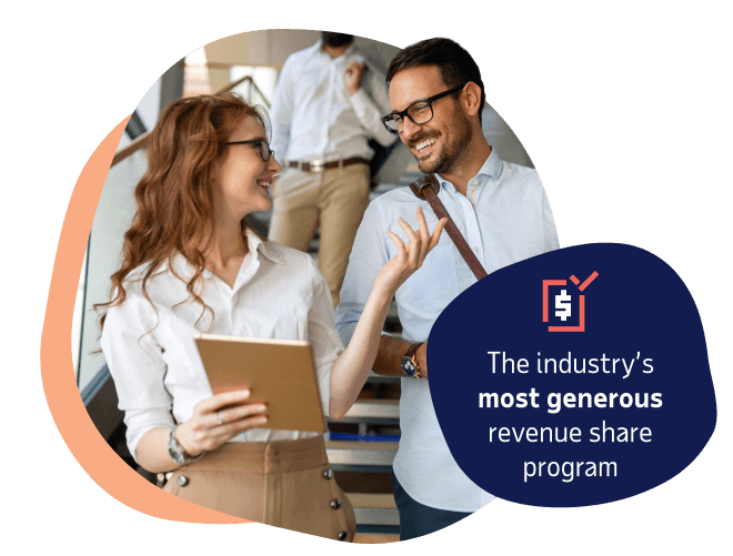 ADP offers the industry's most generous revenue share program"