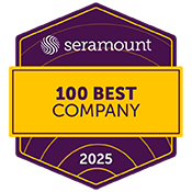 2025 Seramount best company for multicultural women 2025 award badge