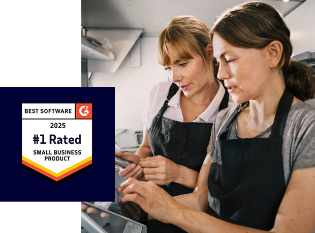 G2 Best Software badge showing RUN Powered by ADP is the #1 Rated Small Business Prodouct for 2025