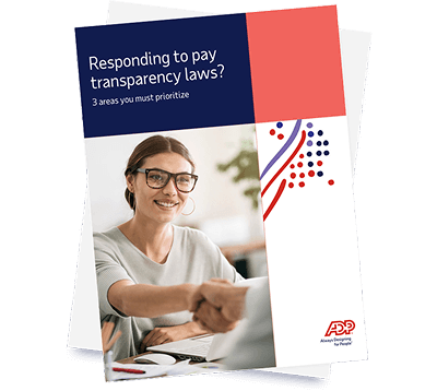 Responding to pay transparency laws? guidebook cover