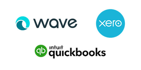 Accounting apps include Quickbooks, Wave and Xero 