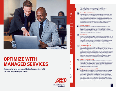 Optimize with managed services. A comprehensive buyers guide to choosing the right solution for your organization.