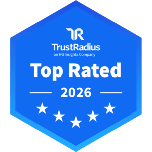 Trust Radius Top Rated Award Run Powered by ADP® 2026