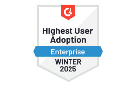G2 Highest User Adoption Winter 2025