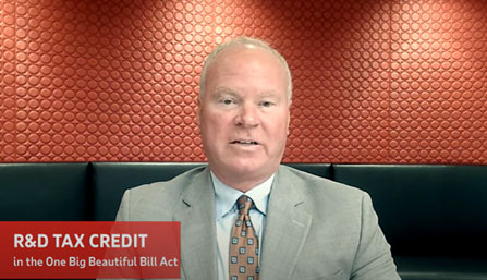 R&D Tax Credit in the One Big Beautiful Bill Act