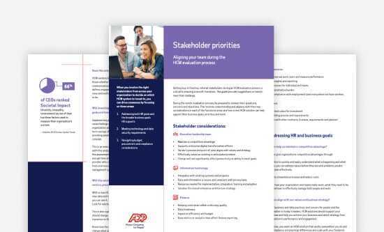 Aligning your team during the HCM evaluation process cover image
