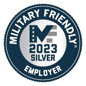 Logo image of the Silver Rank for Large Company Military Friendly Employer