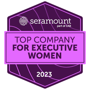 Logo of Seramount Top 75 Companies for Executive Women Award
