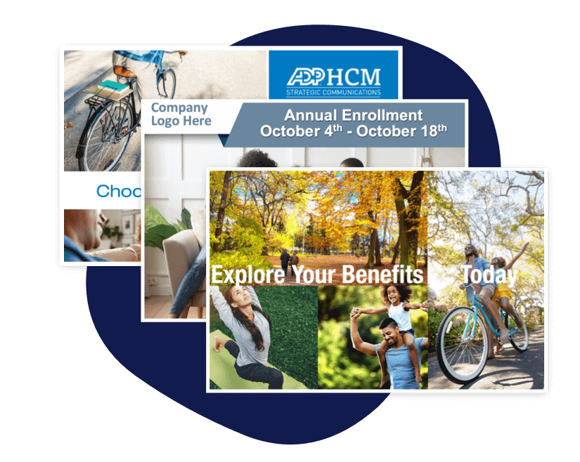 Benefits posters: Annual Enrollment Period and Explore Your Benefits Today