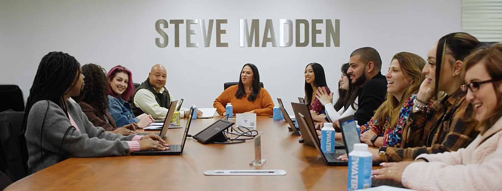 Steve Madden team meeting photo