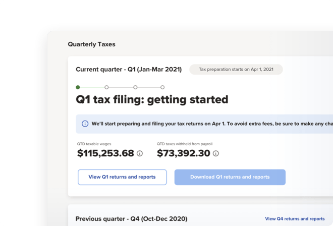 Q1 tax filing: getting started on laptop device