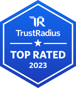 TrustRadius Top Rated Award 2023 icon