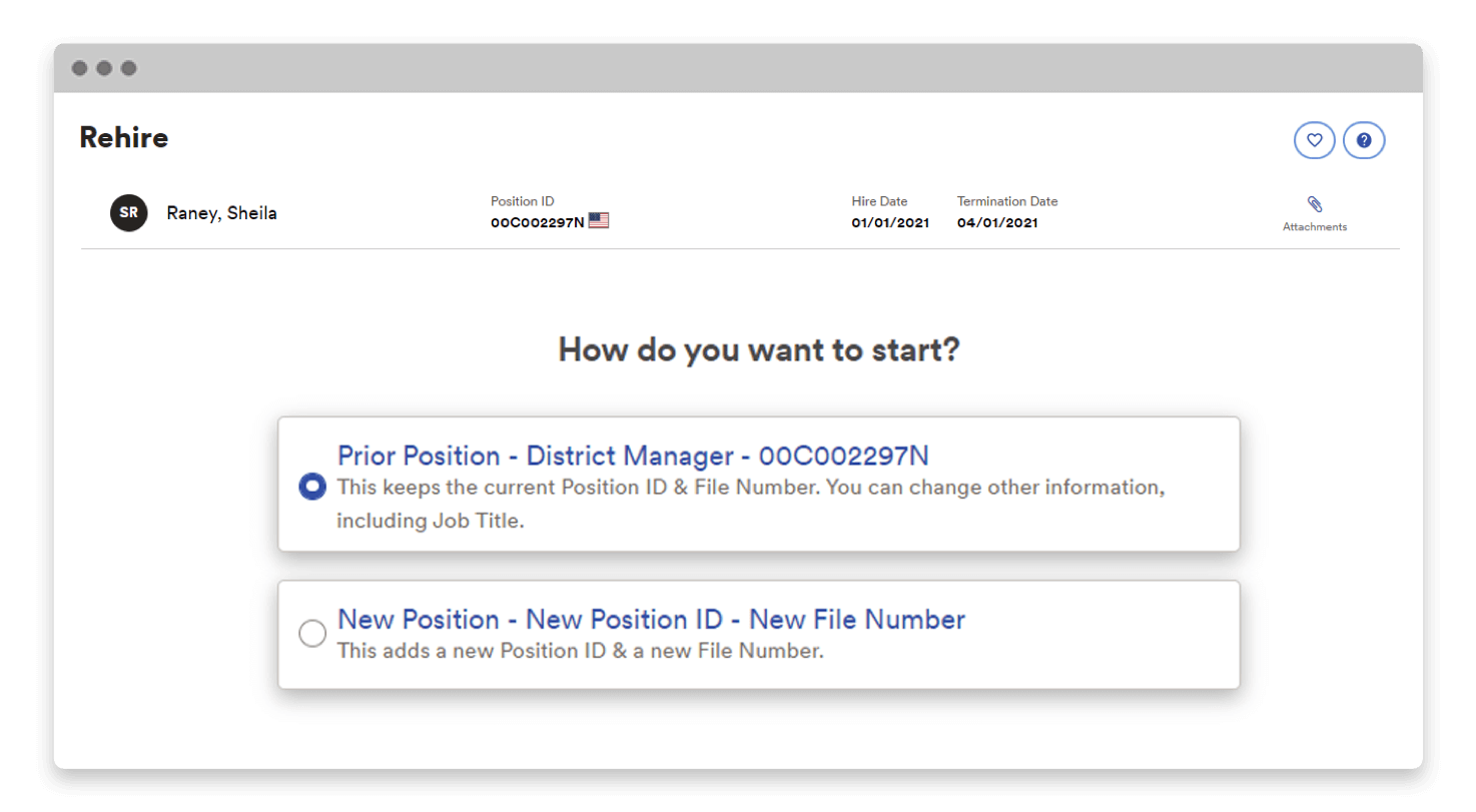 ADP Workforce Now product showing add employee screen