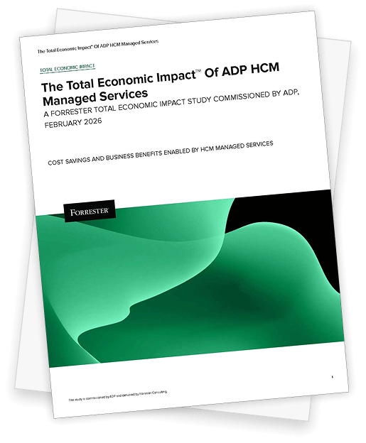 Cover of The Total Economic Impact™ of ADP® HCM Managed Services