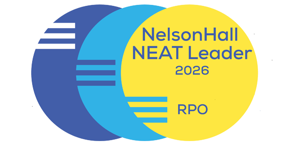 NelsonHall NEAT Leader 2026 RPO badge