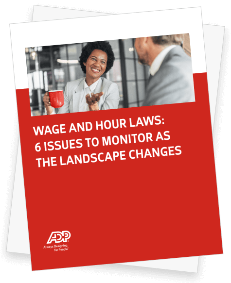 Cover of the Wage and Hour Laws guidebook