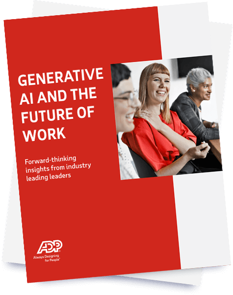 Cover image of Generative AI and the Future of Work