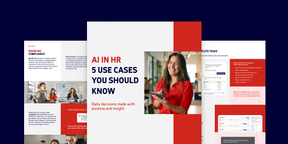 Preview of the PDF File 'AI in HR: 5 use cases you should know; daily decisions made with purpose and insight' 