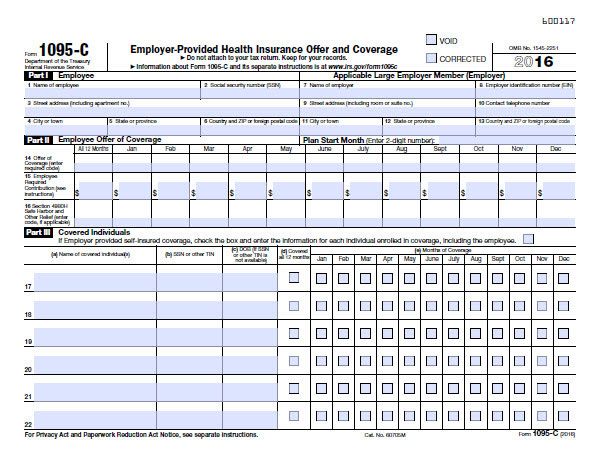 Form 1095 C Guide For Employees Contact Us